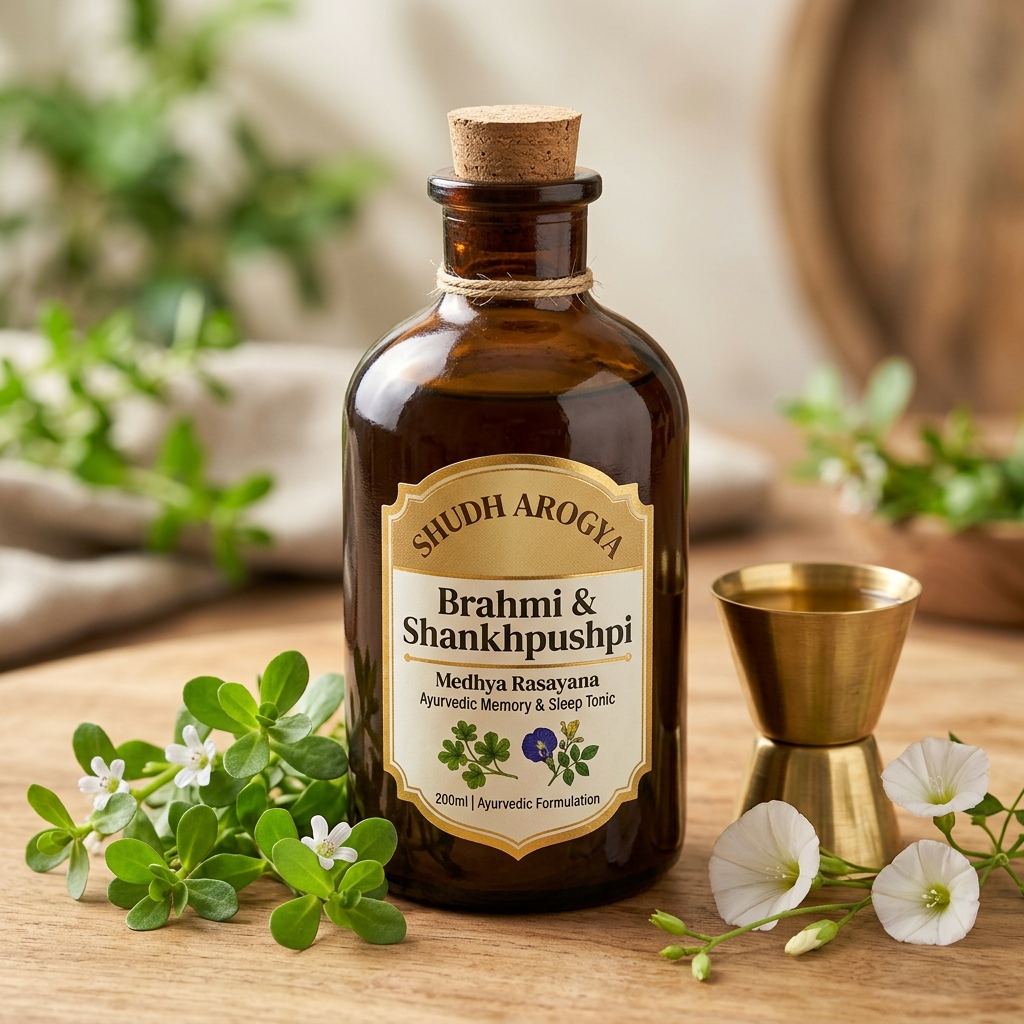 Shudh Arogya Brahmi & Shankhpushpi Medhya Rasayana (200ml)